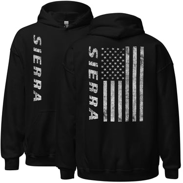Sierra Truck American Flag Hoodie